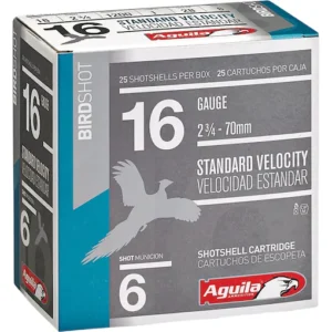 Aguila Standard Velocity Ammunition 16 Gauge 2-3/4" 1 oz #6 Shot