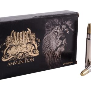 Nosler Safari Ammunition 416 Remington Magnum 400 Grain Solid Box of 20