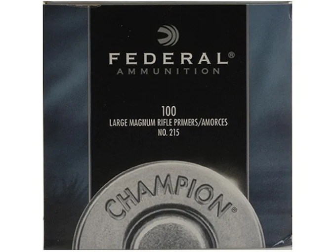 Federal Large Pistol Magnum Primers #155 Box of 1000 (10 Trays of 100)